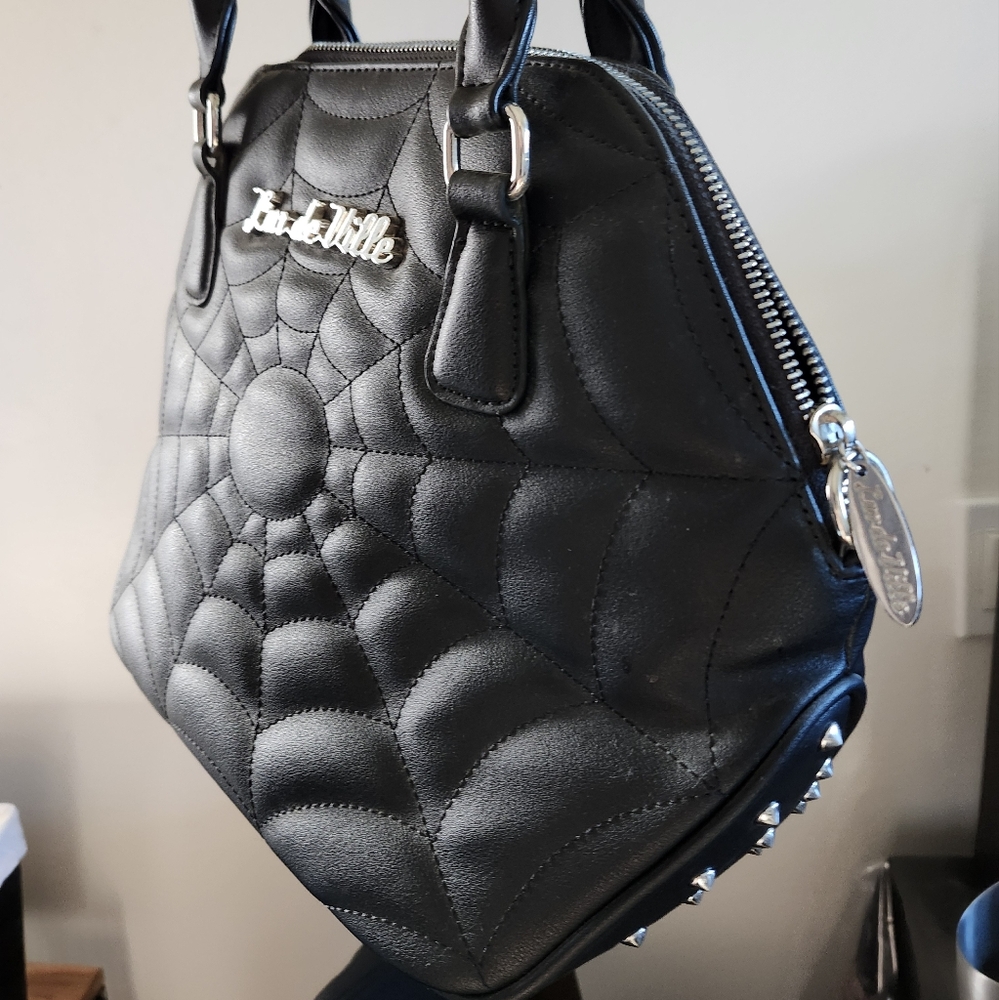 Lux De Ville Spiderweb Glampire Purse